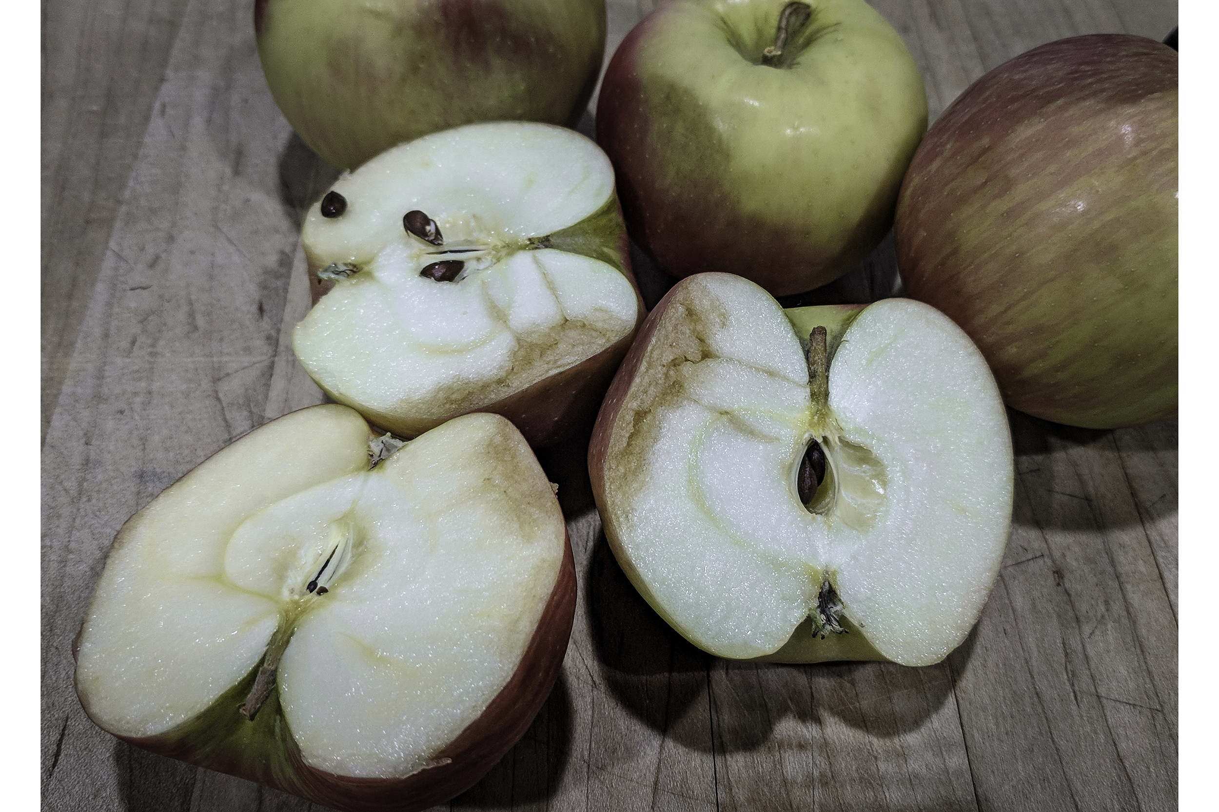 selection of bruised apples