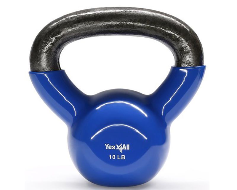 vinyl coated kettlebell