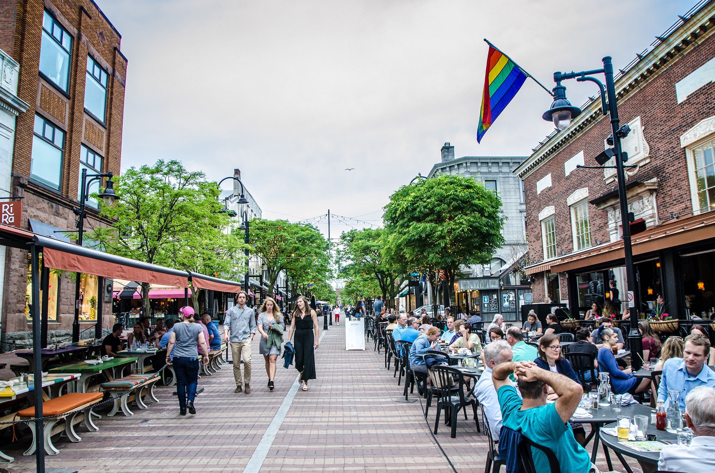 Church street Marketplace, Burlington, Vermont