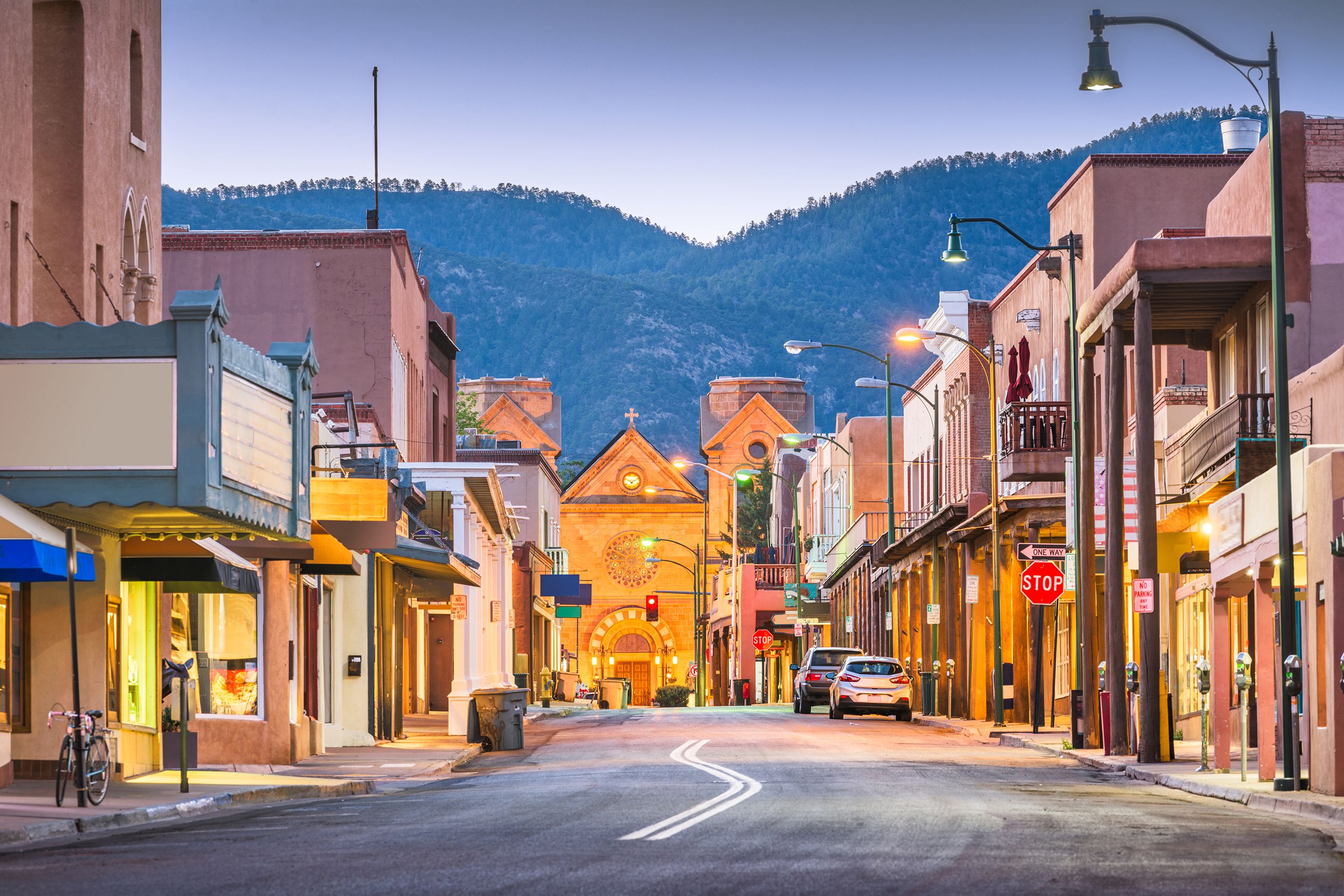 downtown Santa Fe, New Mexico