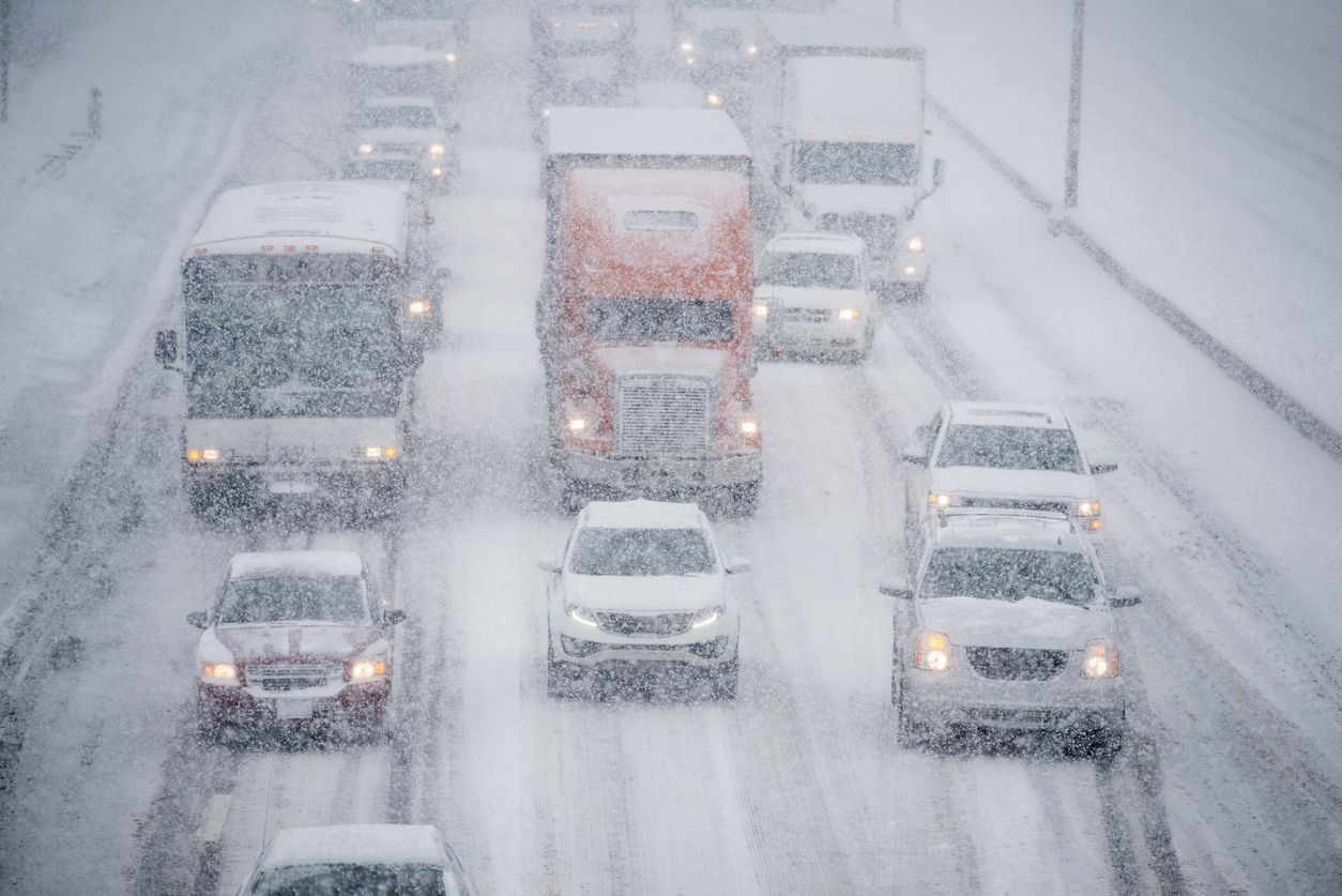 highway congestion snow
