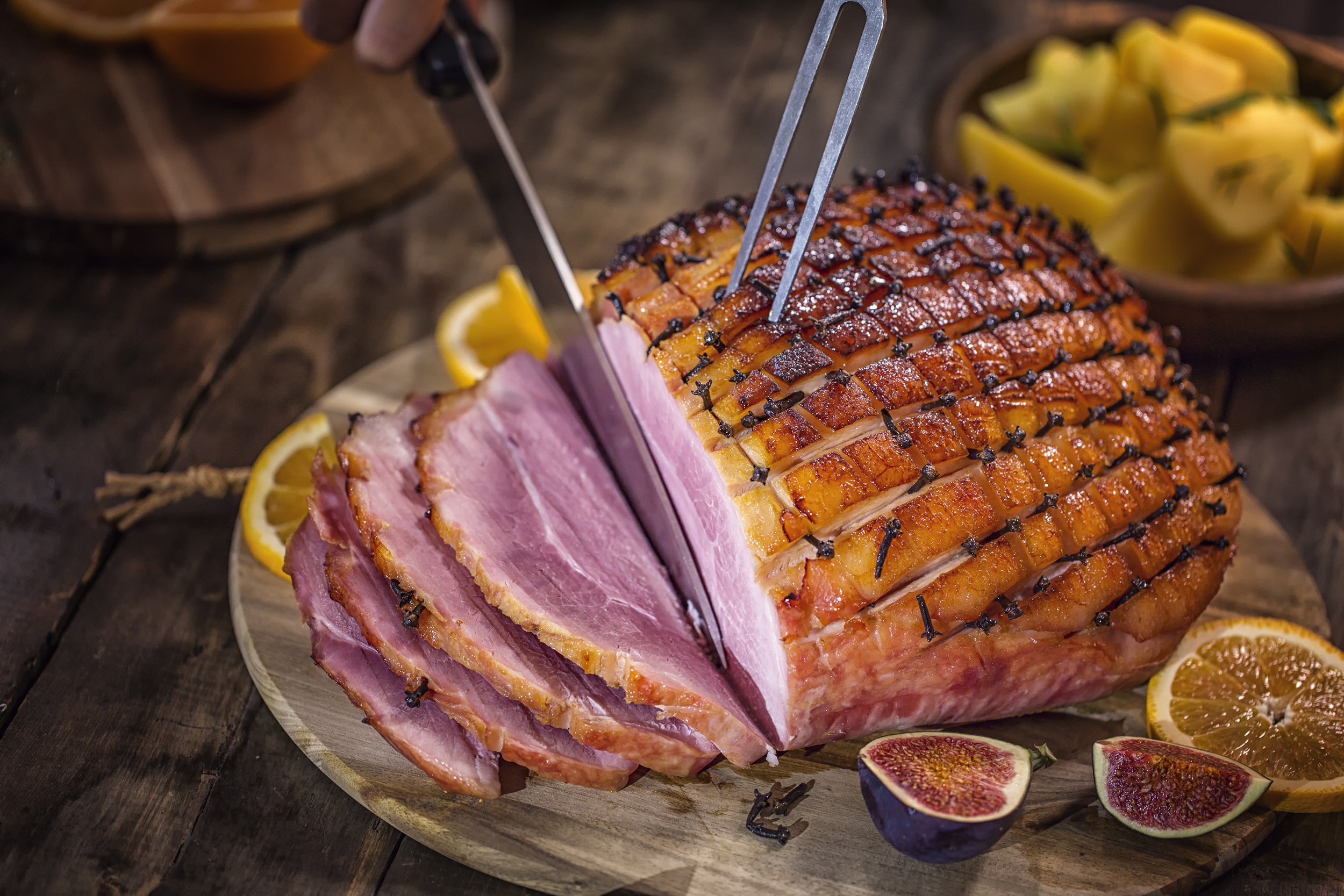 Fruit-Glazed Ham