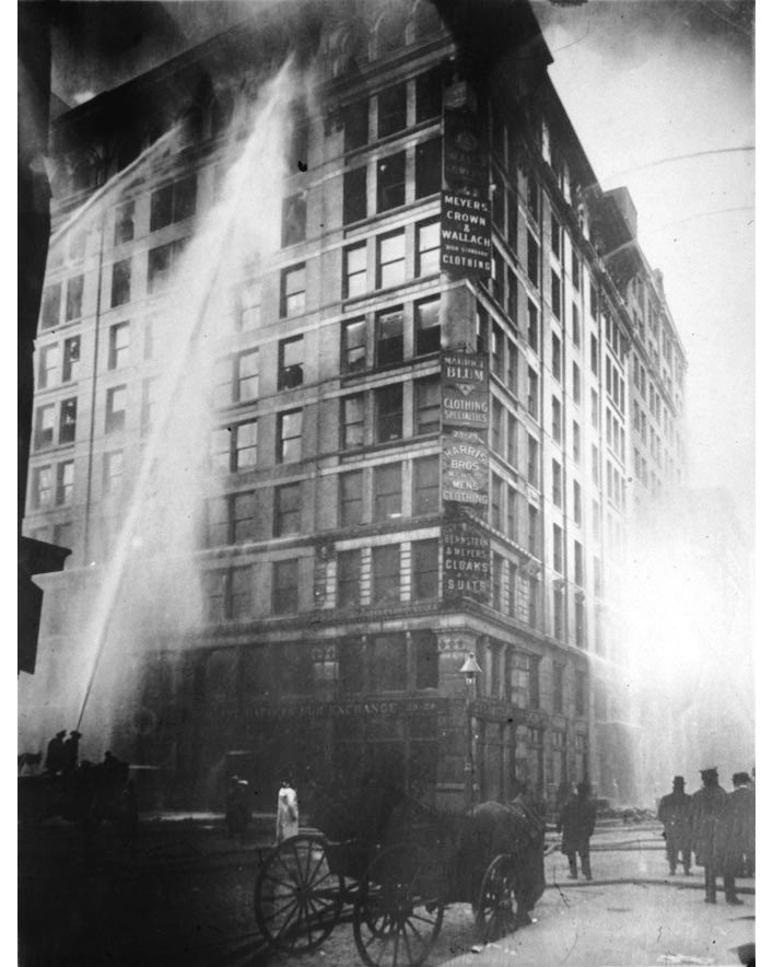 Triangle Shirtwaist Factory Fire in 1911