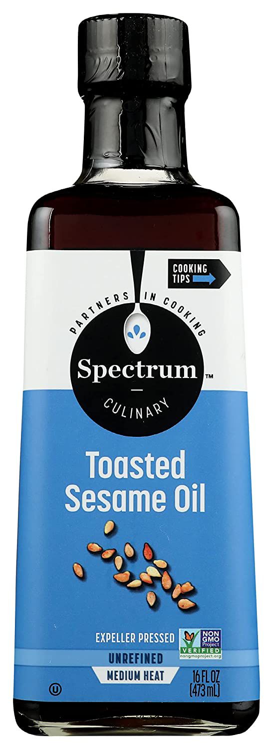 Spectrum Sesame Oil, Toasted, Unrefined