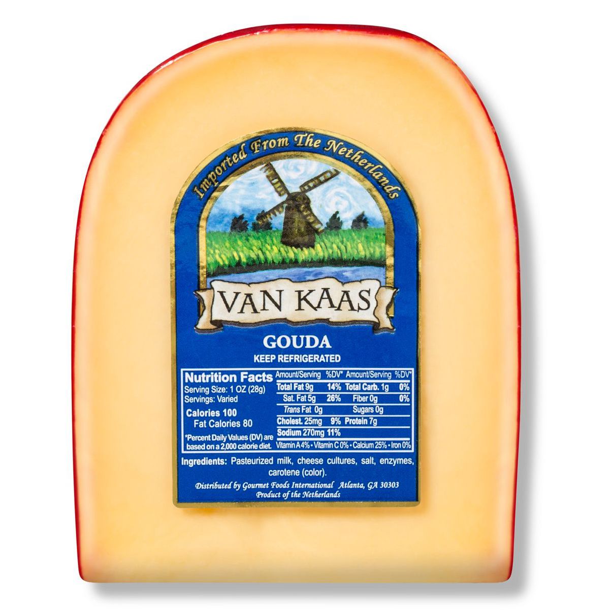 Van Kaas Gouda Cheese Wedge
