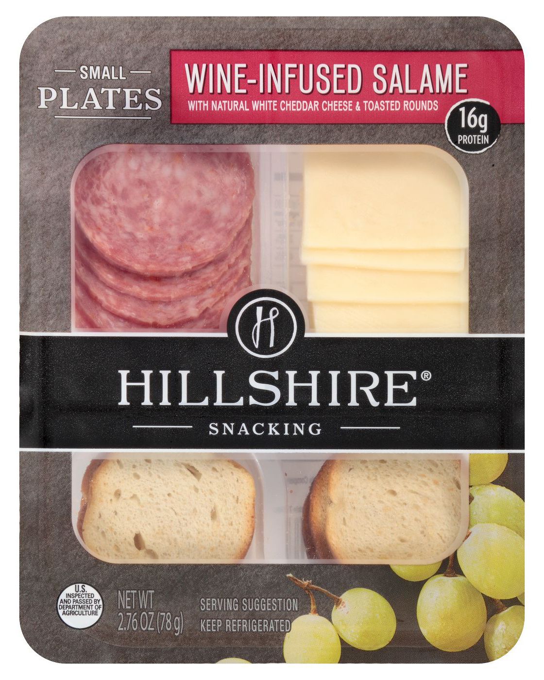 Wine Infused Salame, Cheese and Crackers