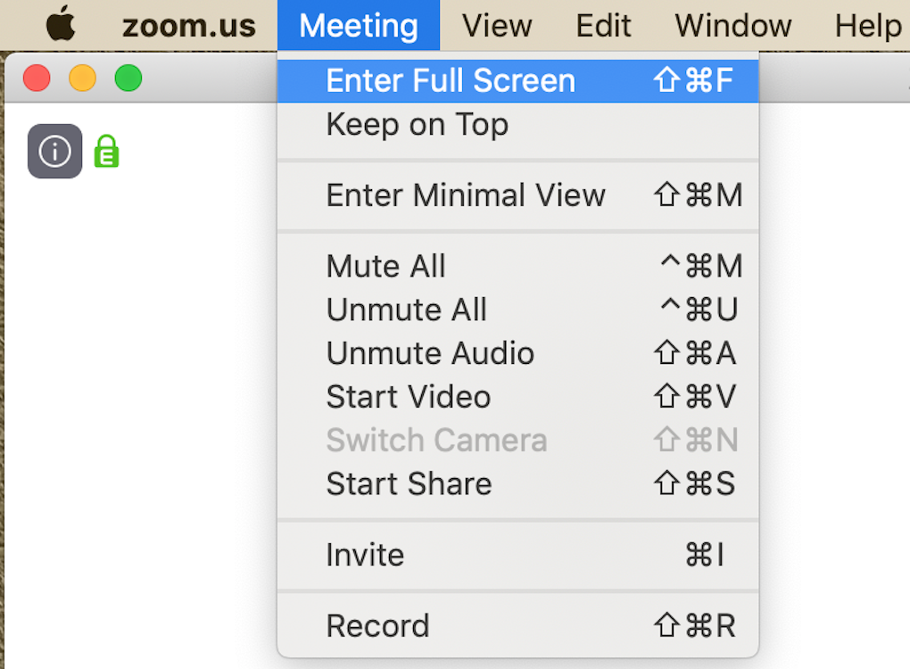full screen zoom