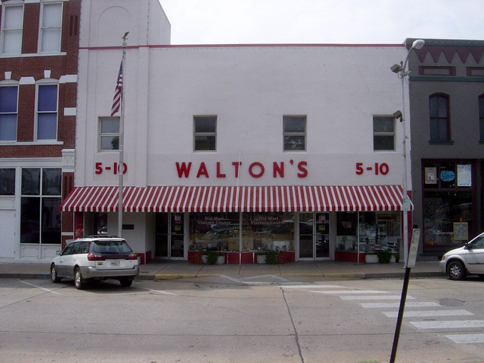 The First Walmart Opens in Rogers, Arkansas, 1962