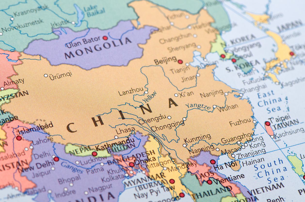 map of china