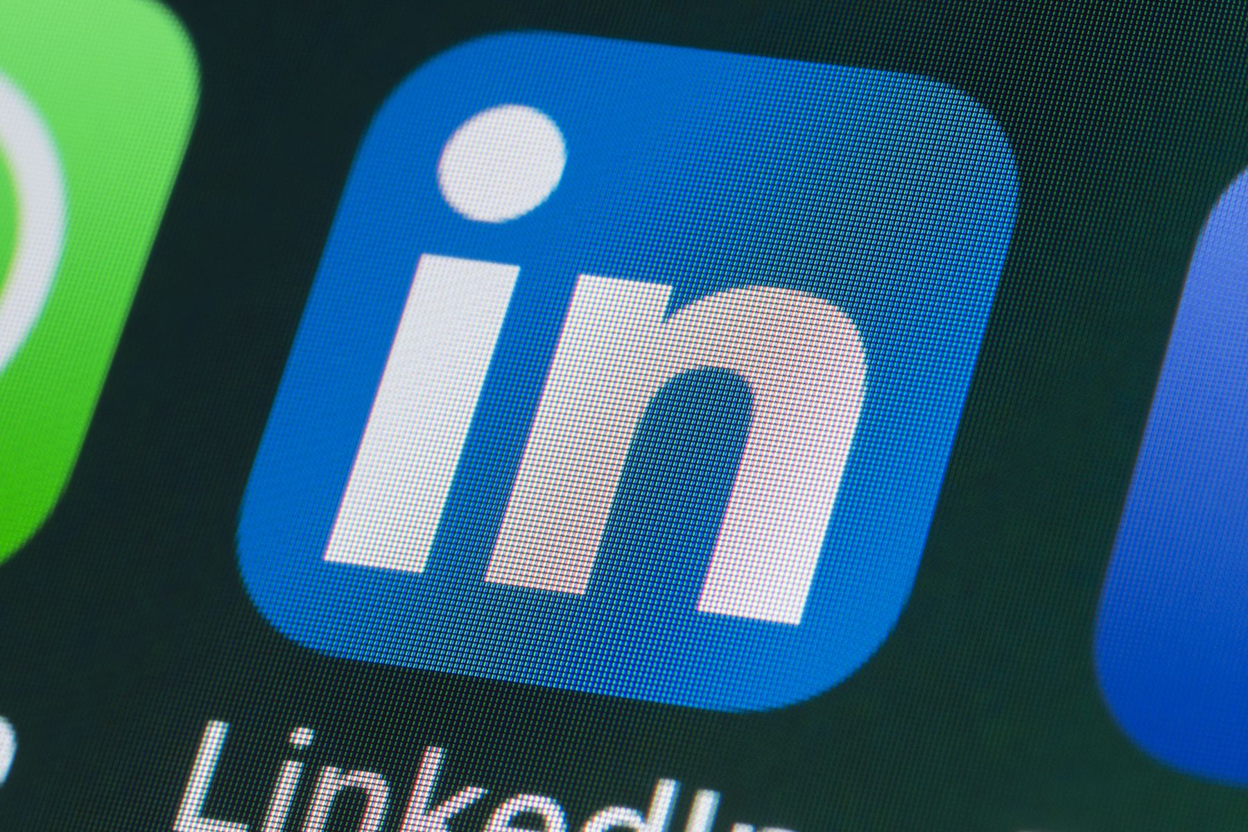 LinkedIn apps on iPhone screen