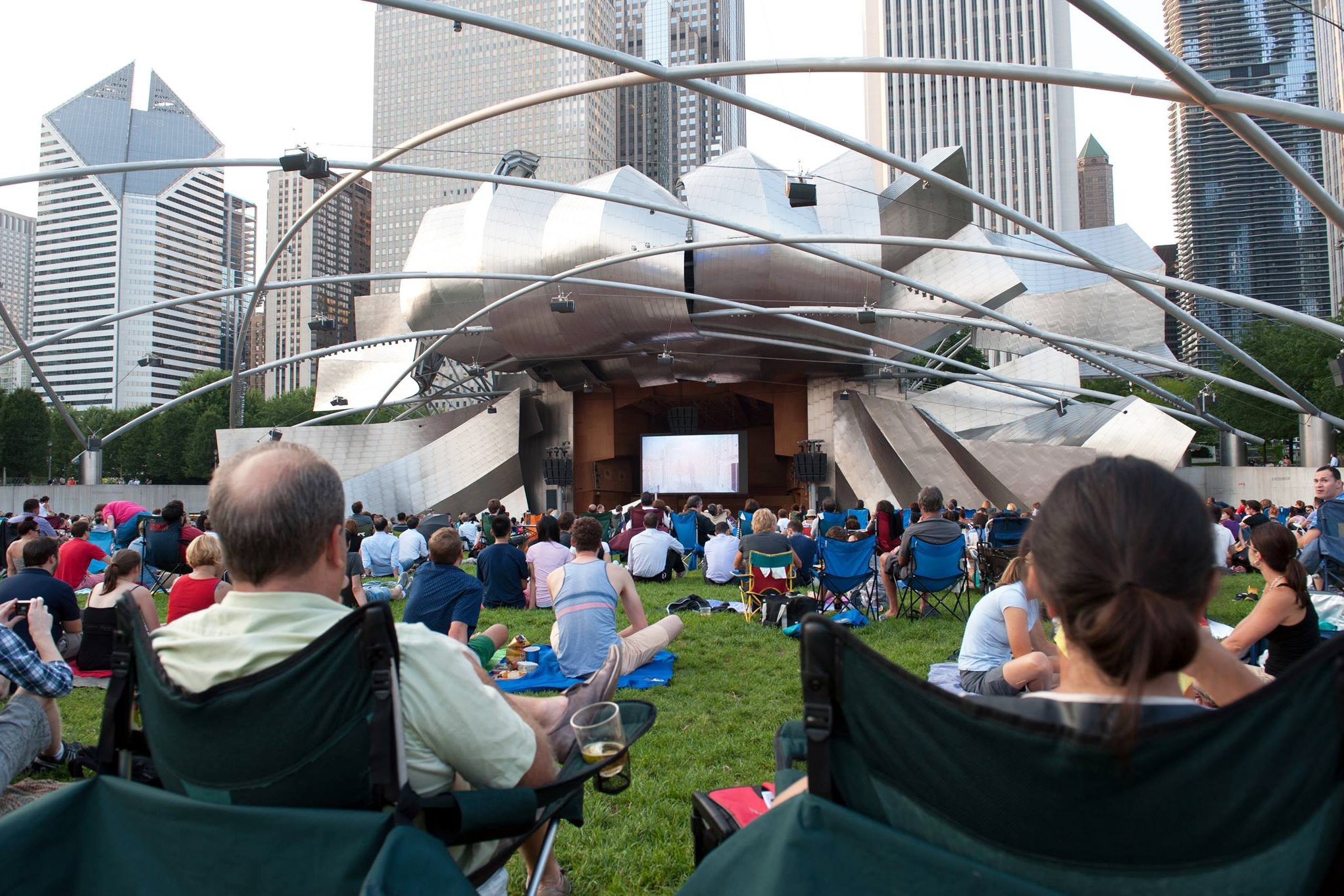 Millennium Park Summer Film Series in Chicago