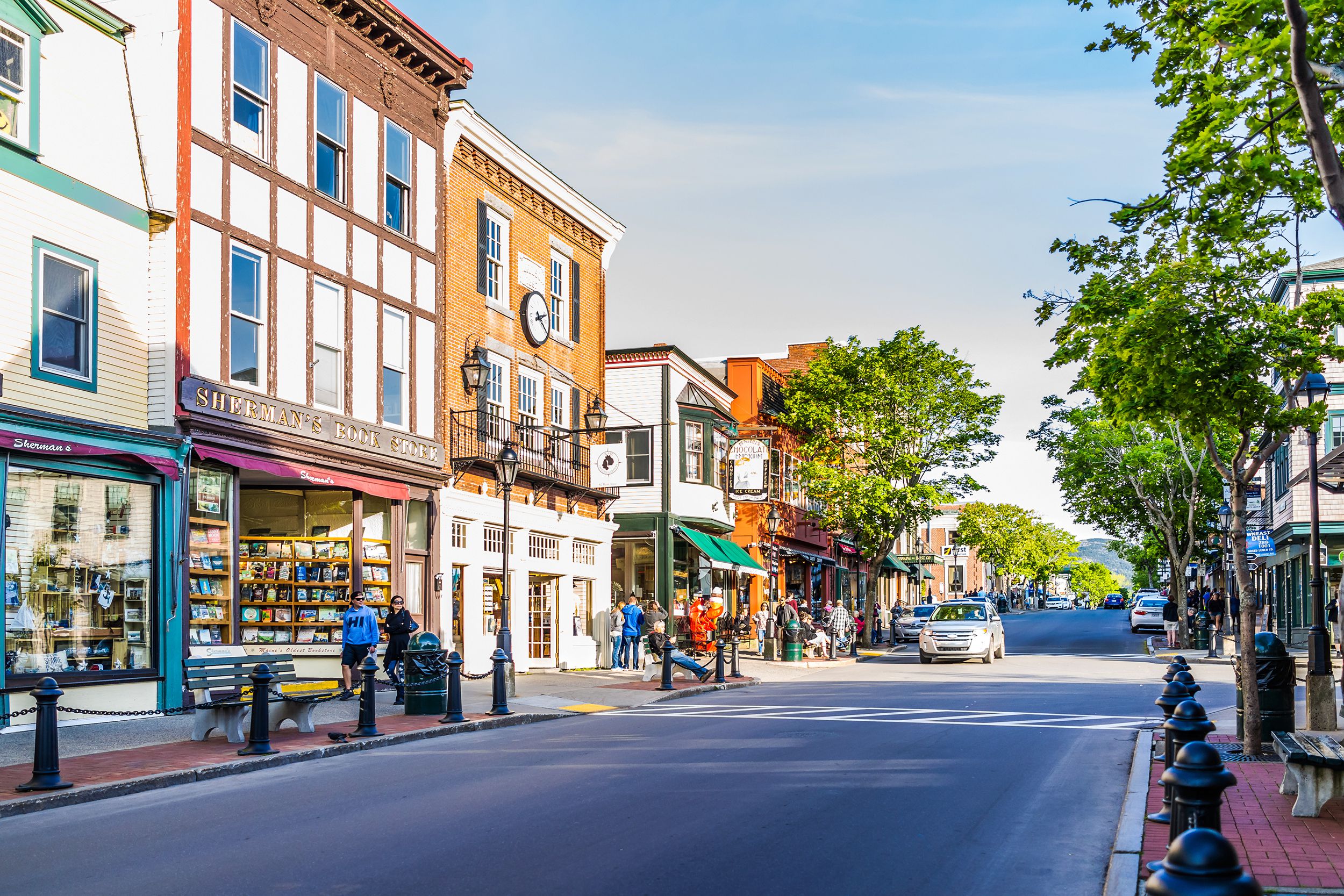 Main Street in Bar Harbor