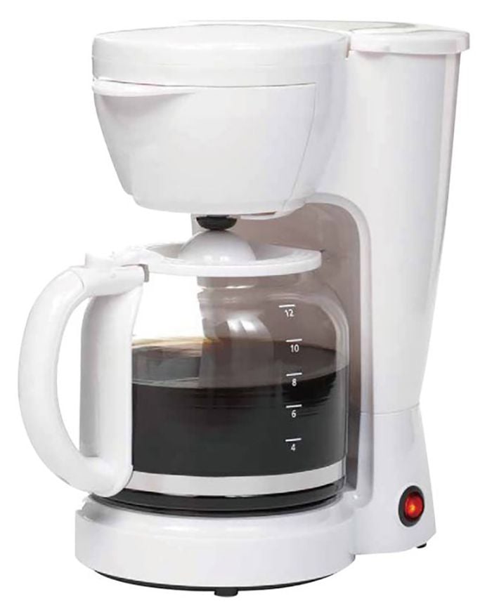 Mainstays 12 Cup White Coffee Maker