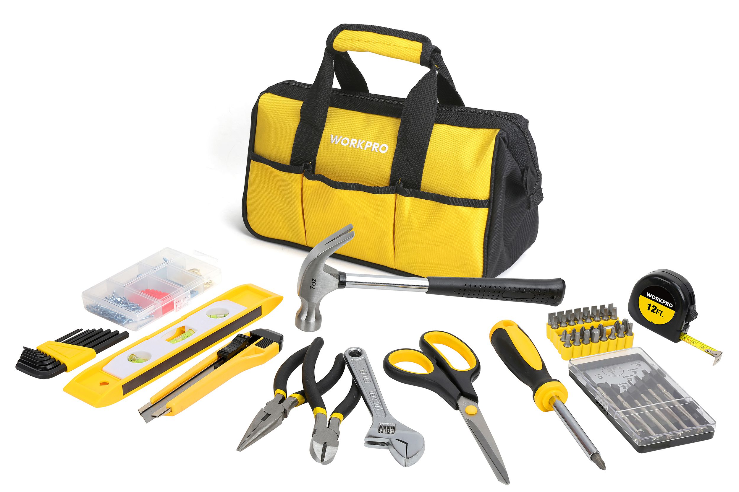WorkPro 199-Piece Home Repair Tool Kit