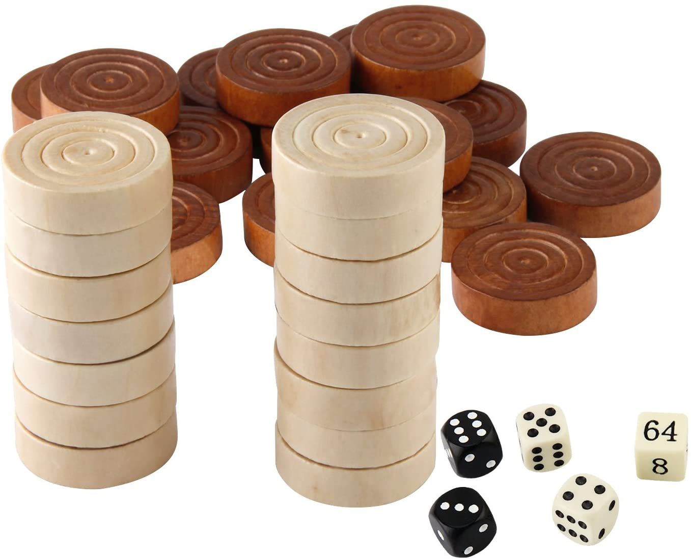 Brown and White Checkers