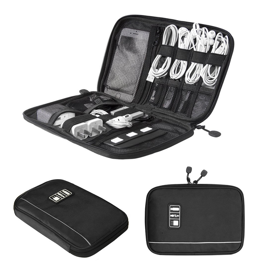 Bagsmart travel cable organizer for electronics wires and accessories