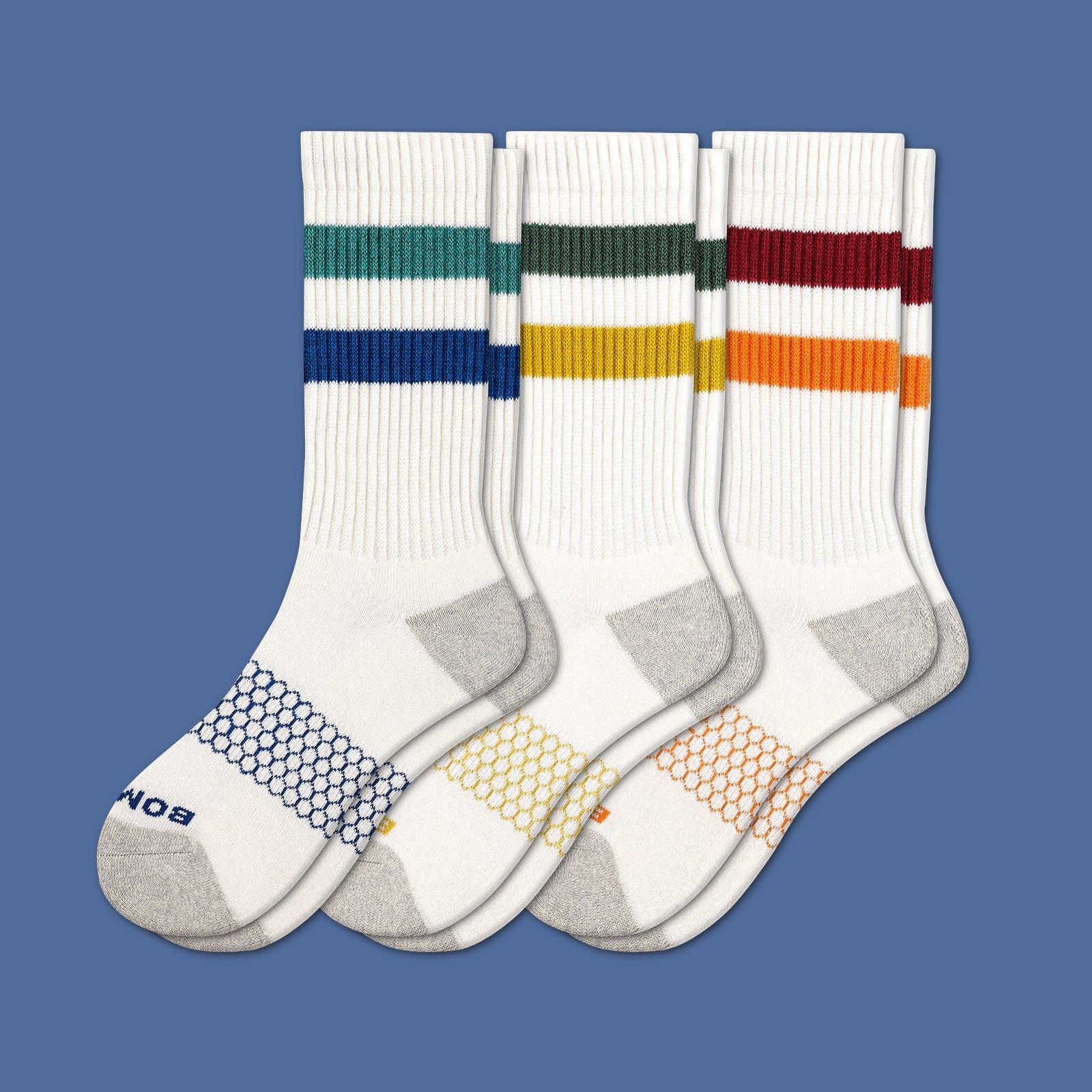 Bombas Vintage Stripe Calf Socks