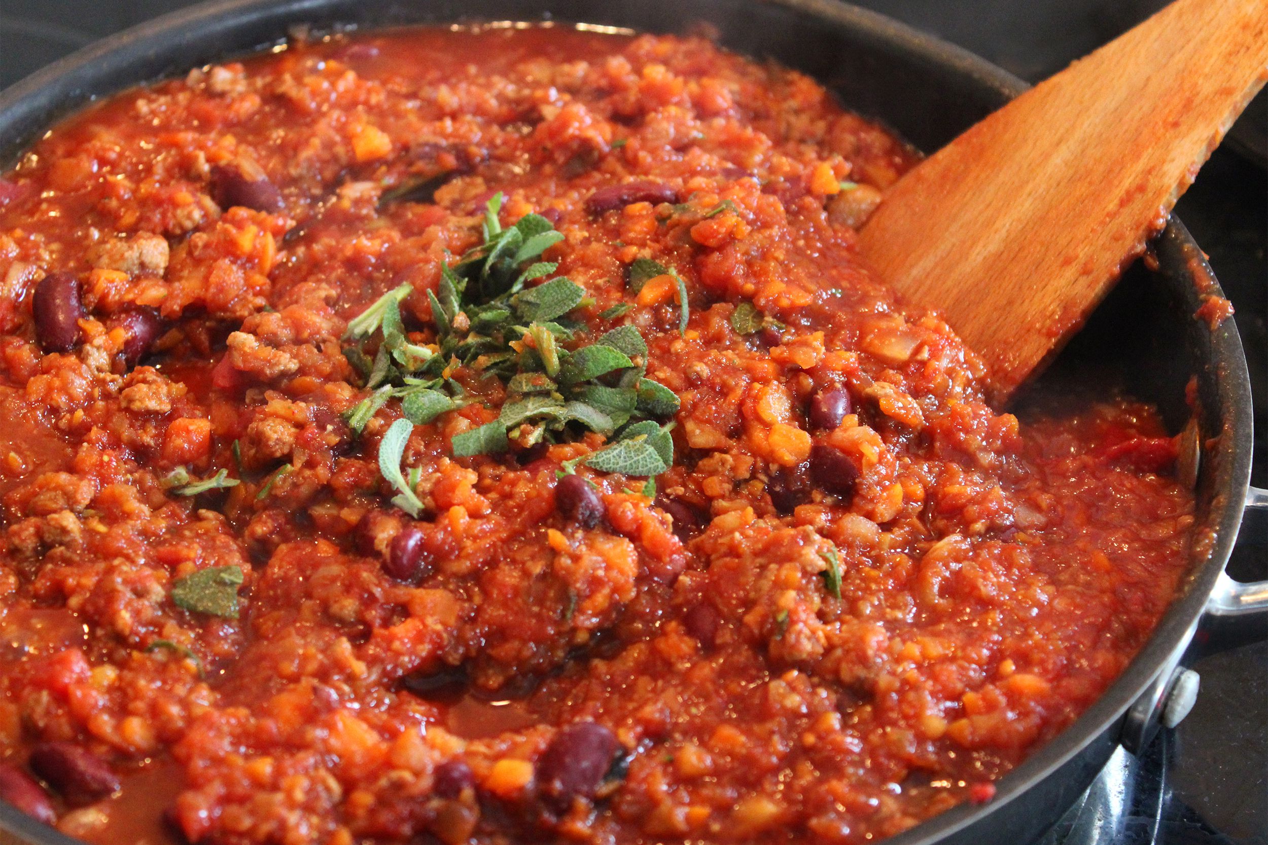 Pot of chili
