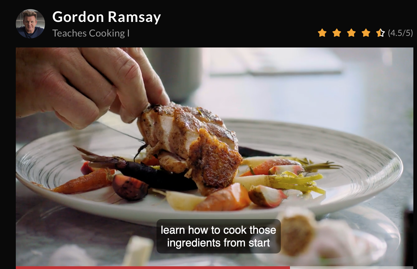 Gordon Ramsay Masterclass