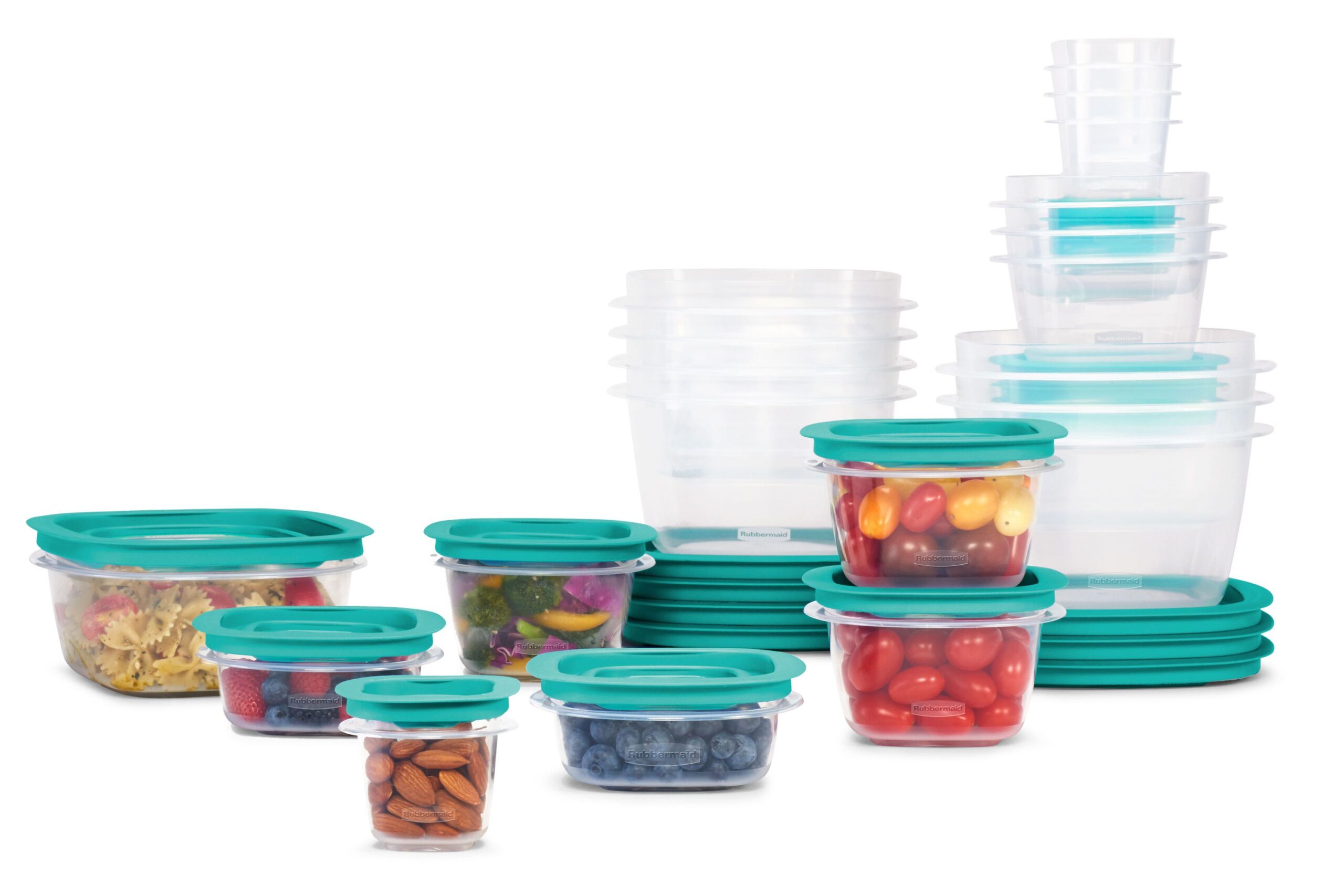 Rubbermaid Press & Lock Easy Find Lids Food Storage Containers