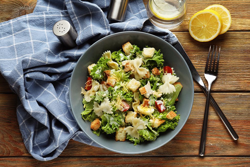 Chicken Caesar Pasta Salad