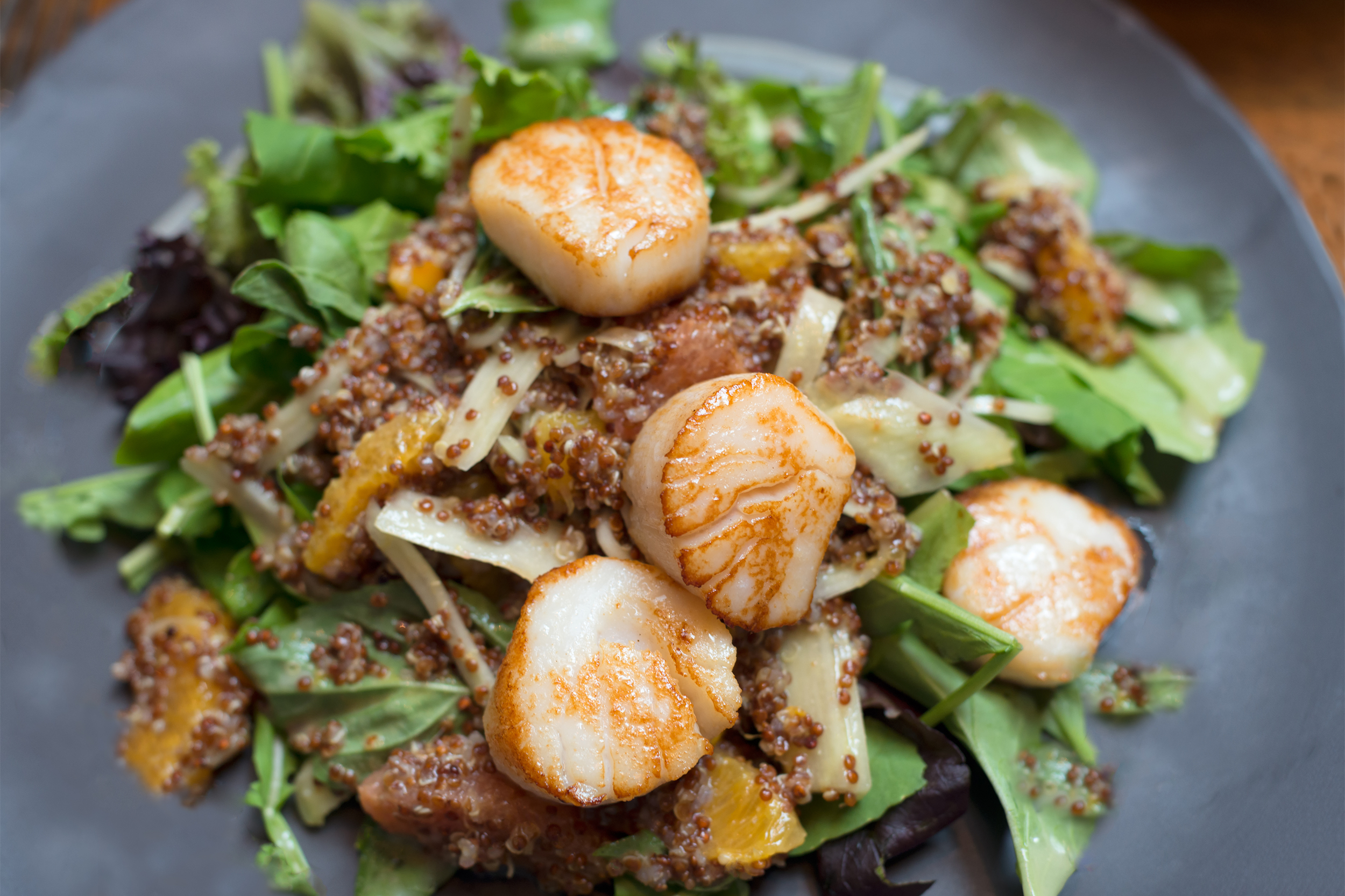 scallops salad