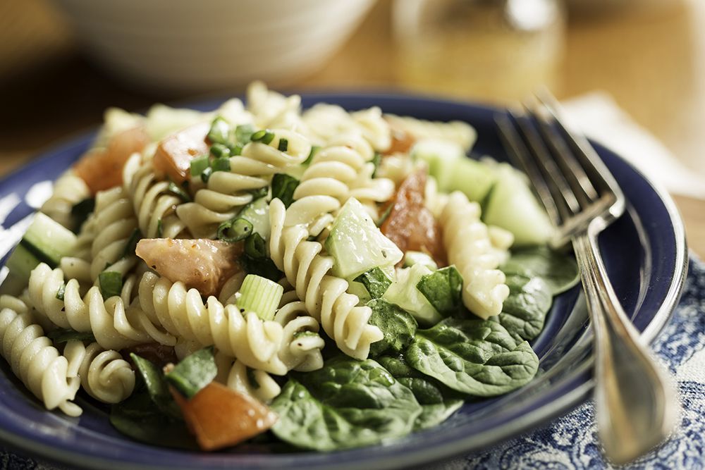 Spinach Pasta Salad
