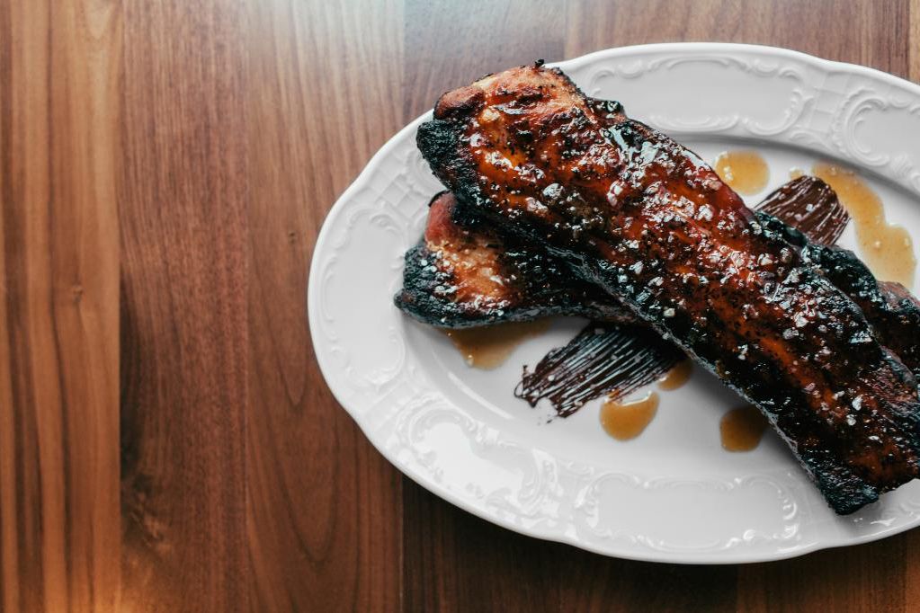 House-Flared Thick-Cut Bacon at Prime & Provisions in Chicago, IL