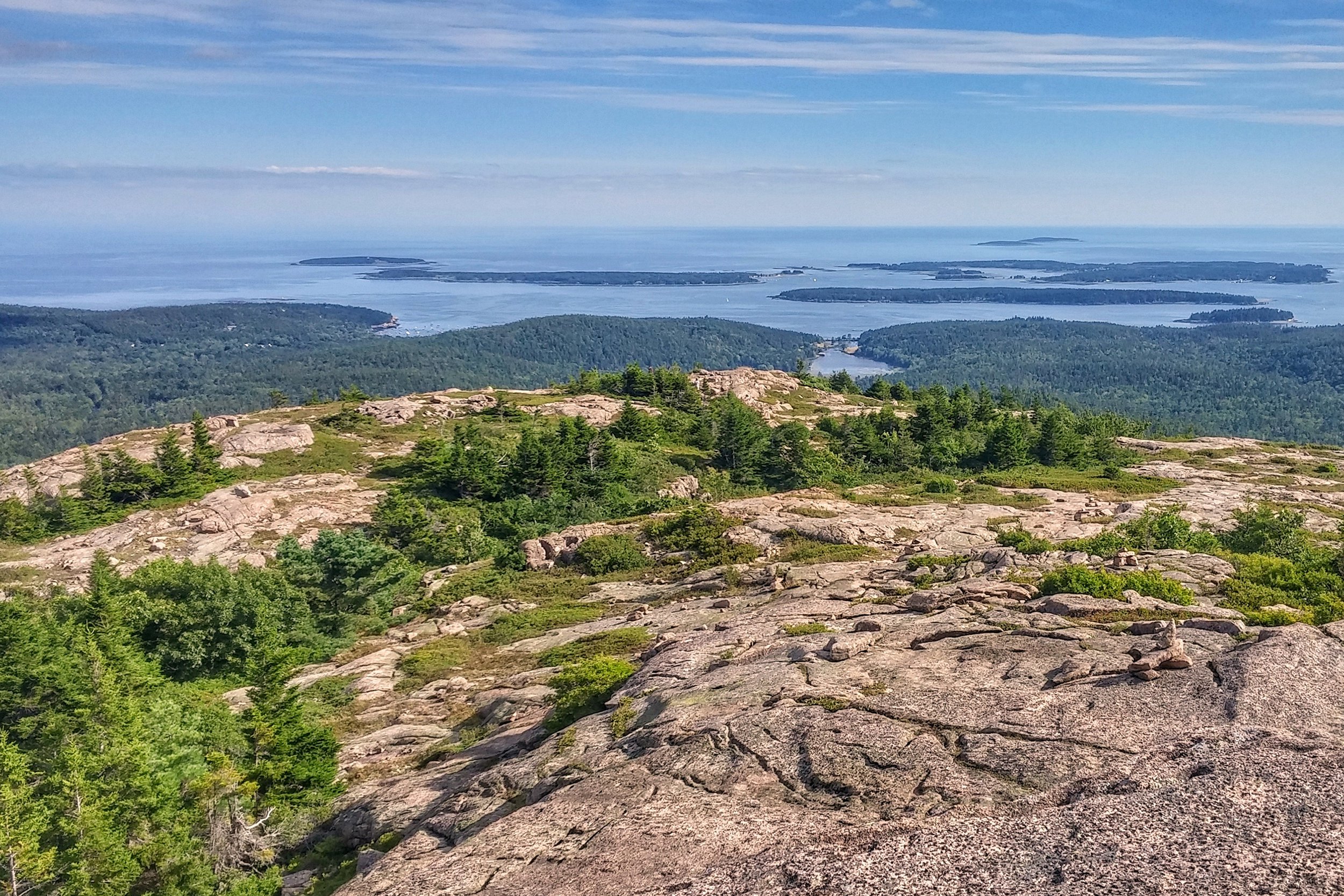 Cadillac Mountain in Acadia National Park, Maine