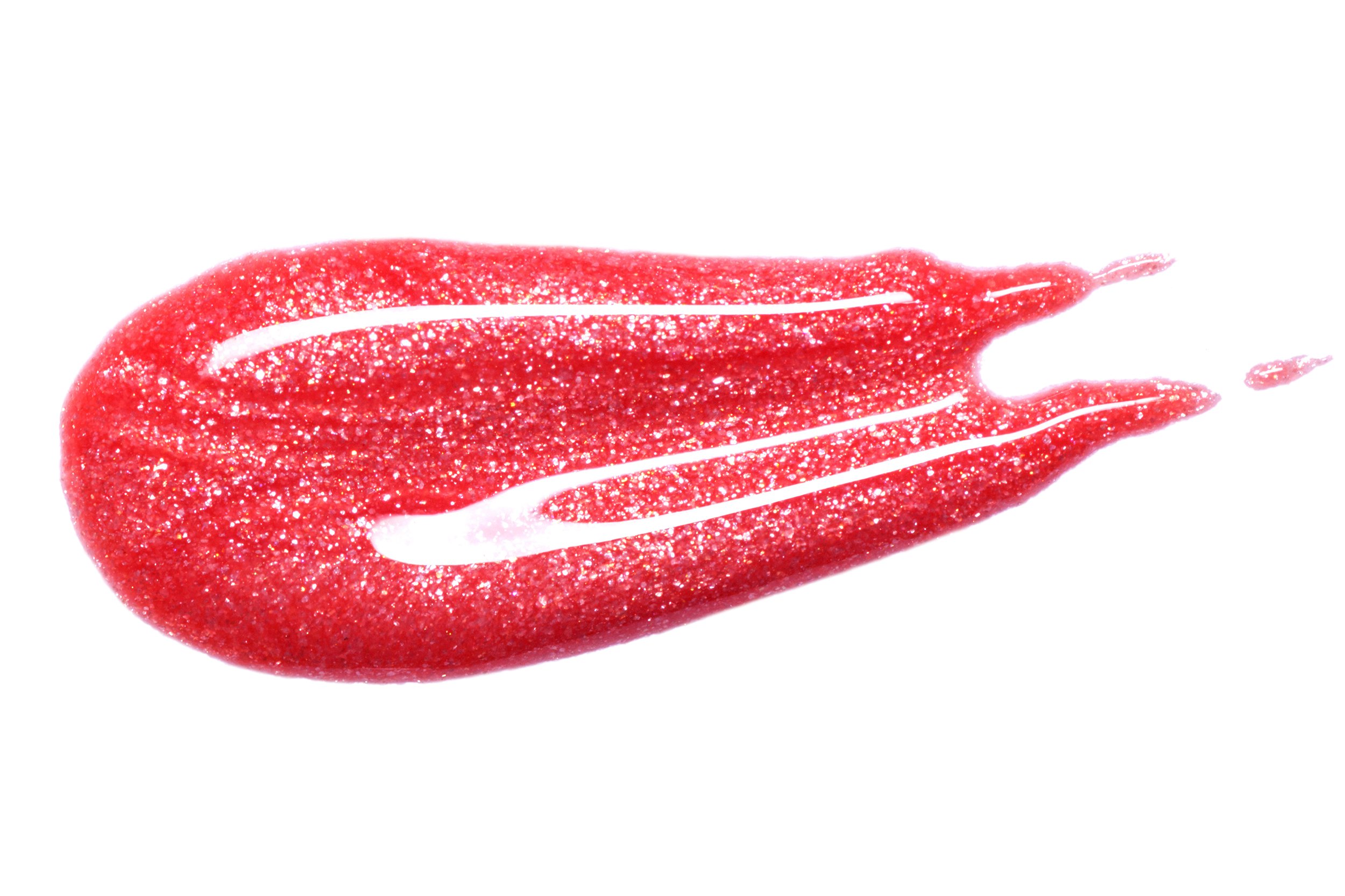 pink lip gloss sample
