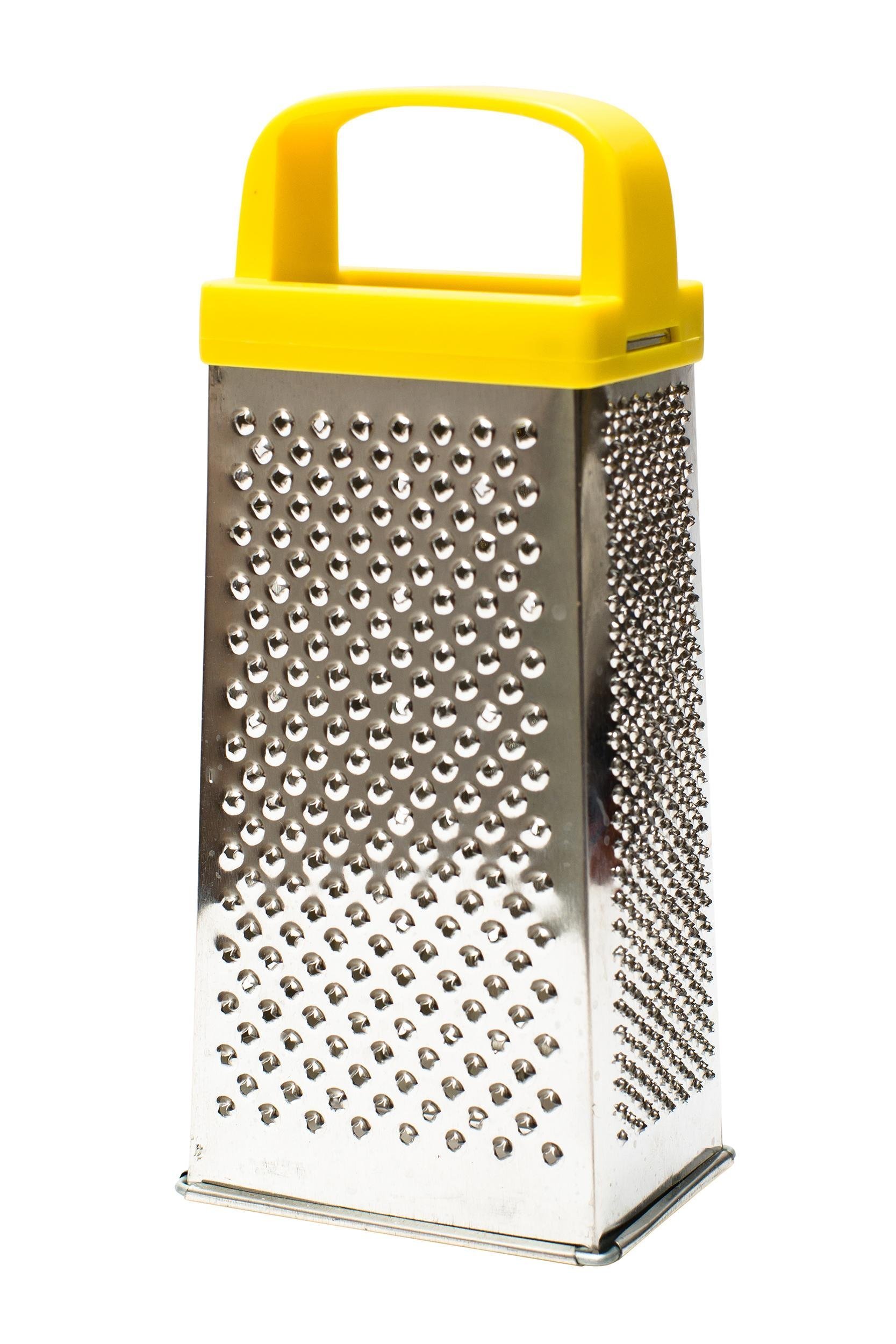 manual grater with yellow handle
