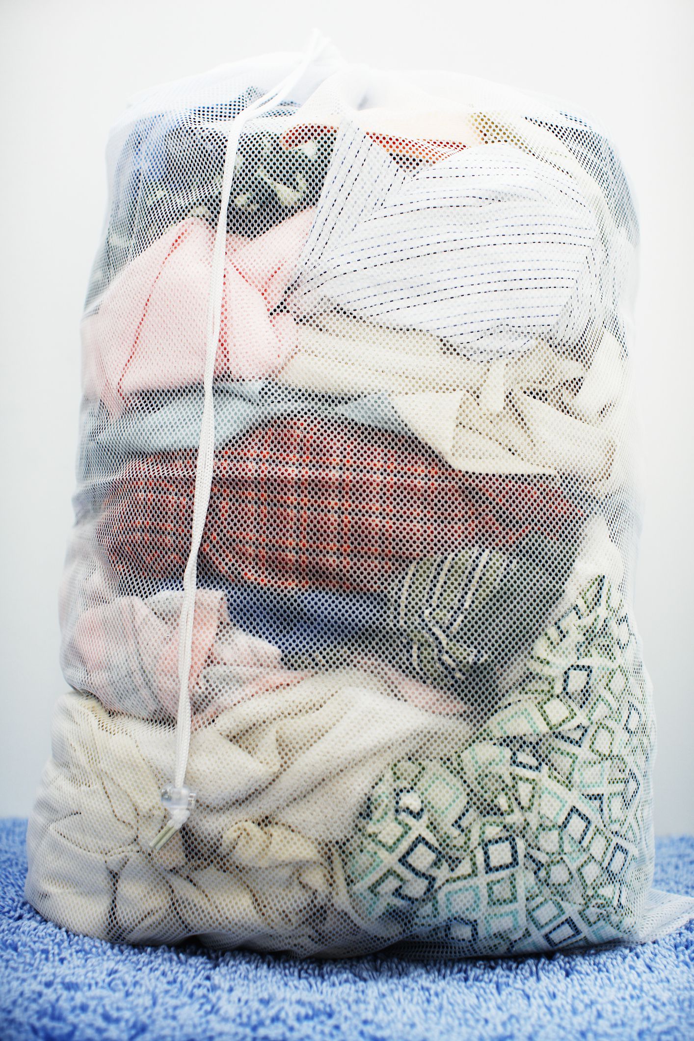 Clothing in Mesh Bag