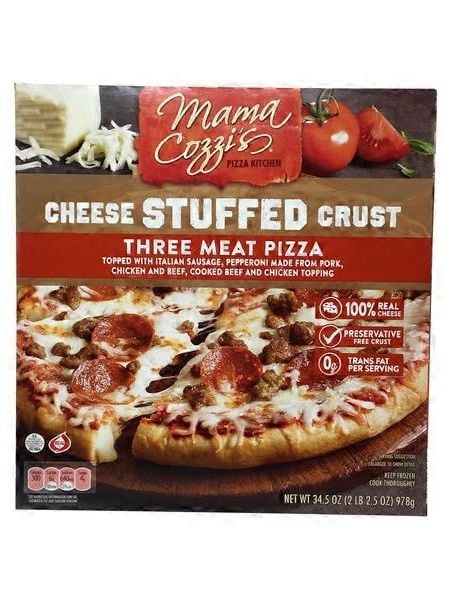 Aldi Mama Cozzi’s Stuffed Crust Three Meat Pizza