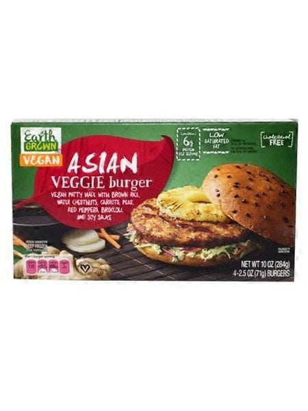 Aldi Earth Grown Asian Veggie Burger