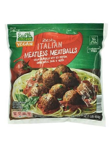 Aldi Earth Grown Meatless Meatballs