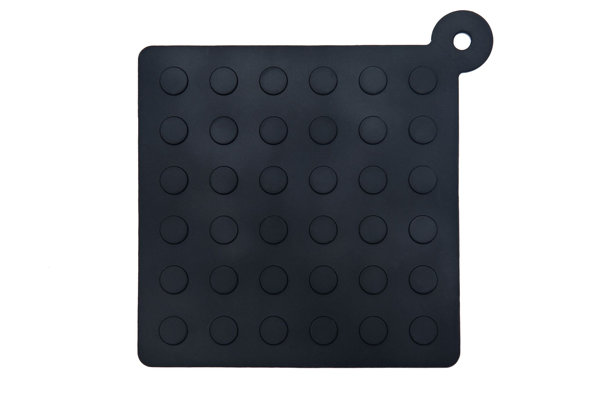 Silicone kitchen mat isolated on white background