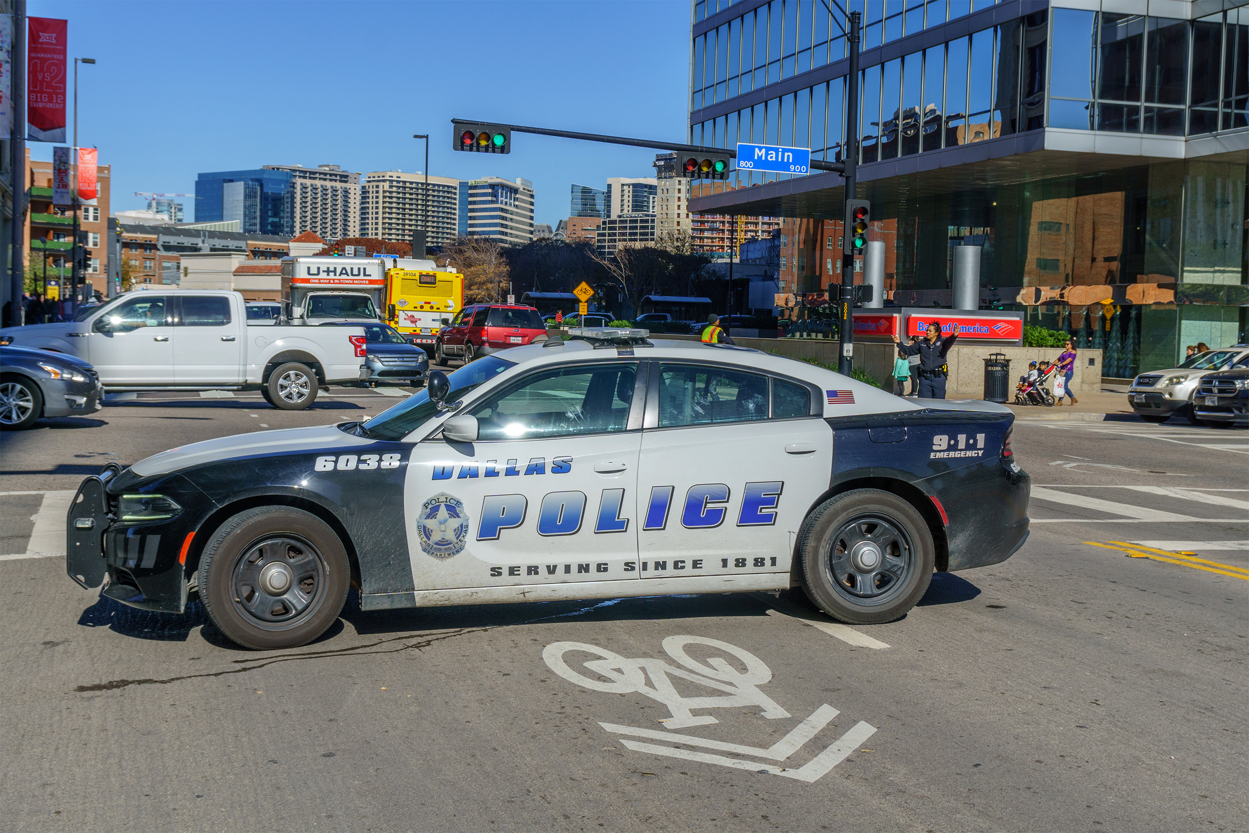 Dallas Texas police car