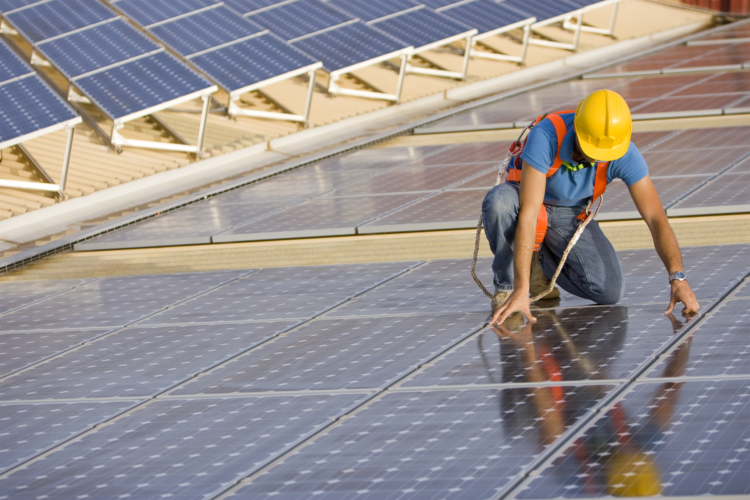 installing solar panels