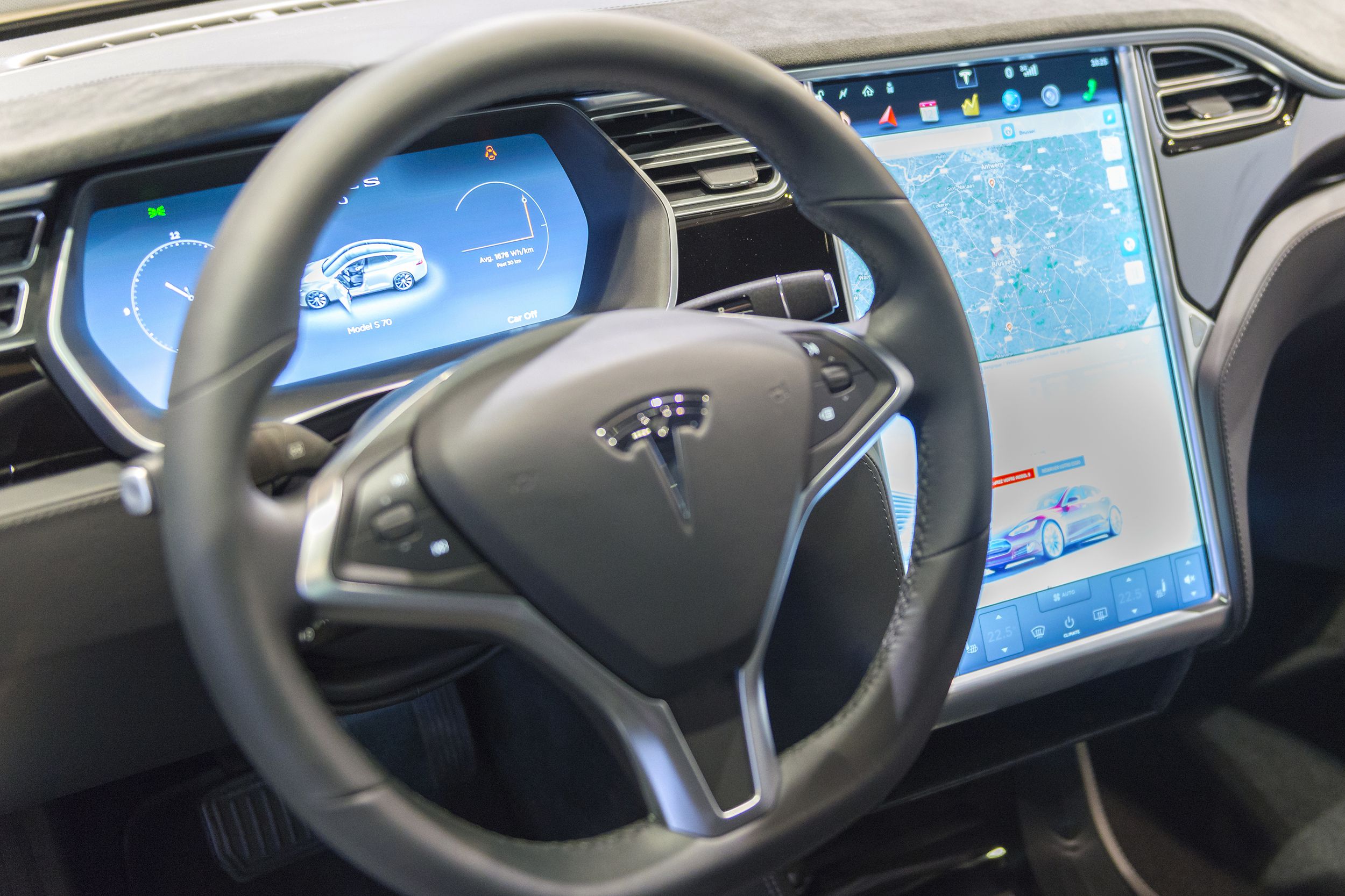 inside Tesla Model S