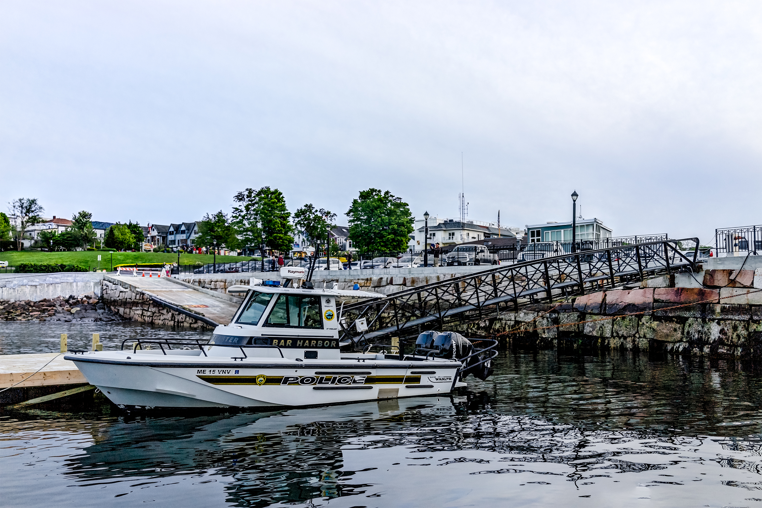 Maine police boat