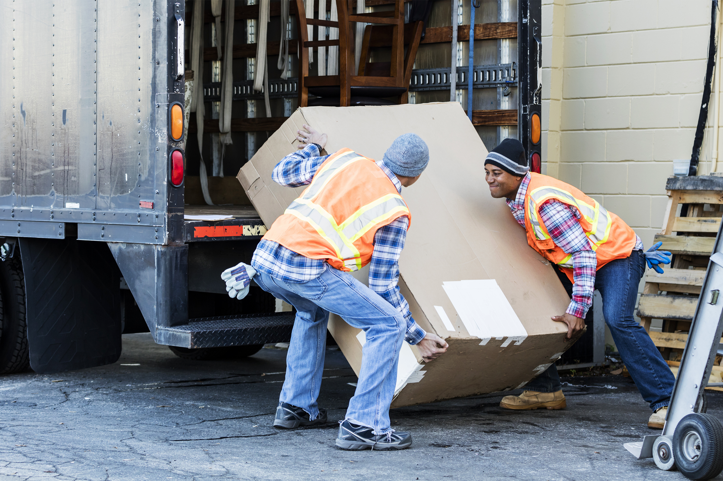 loading a truck