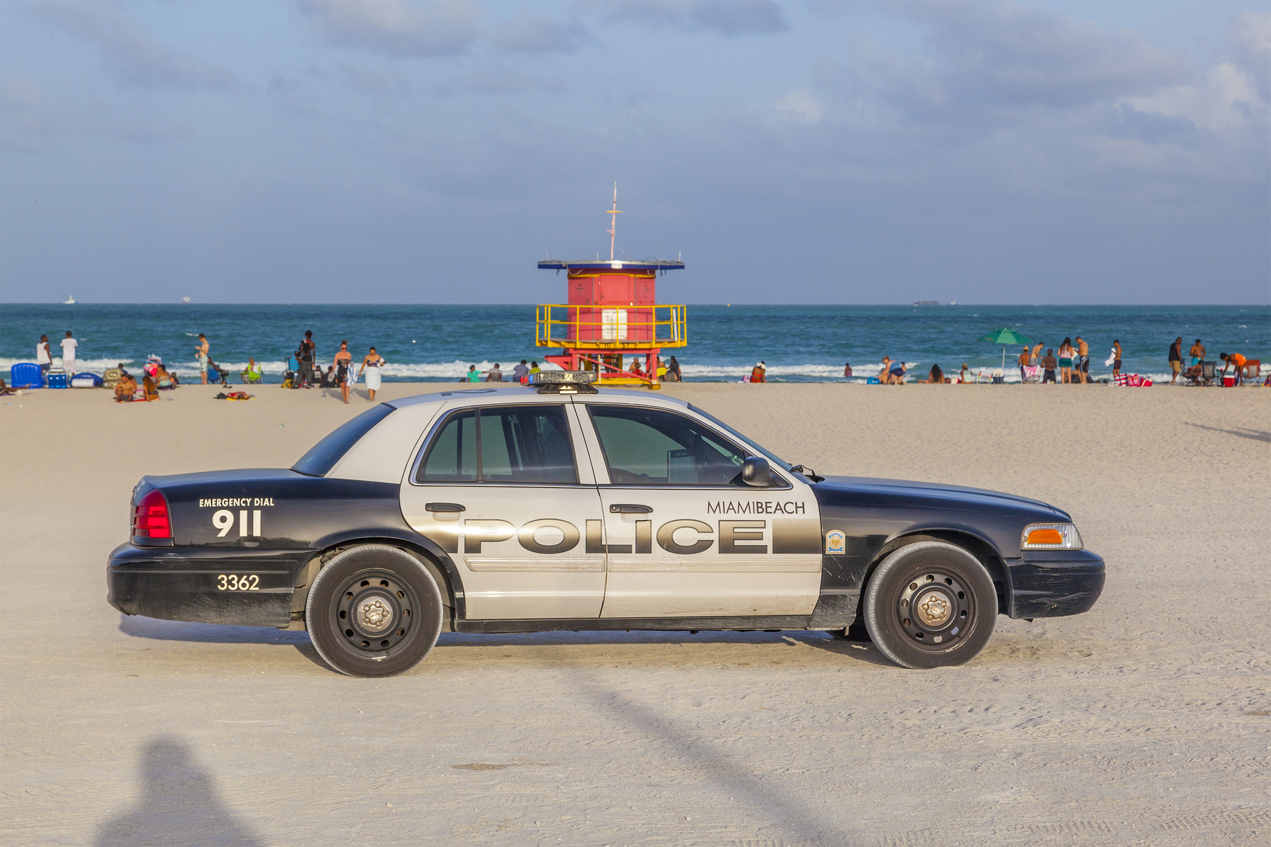 Miami beach police car
