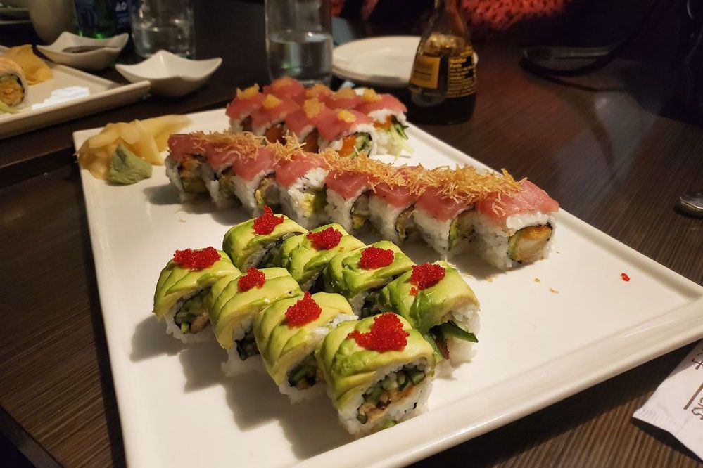 sushi from Mint Bistro