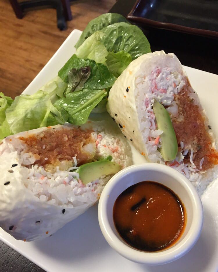 Japanese burrito from shoyou sushi