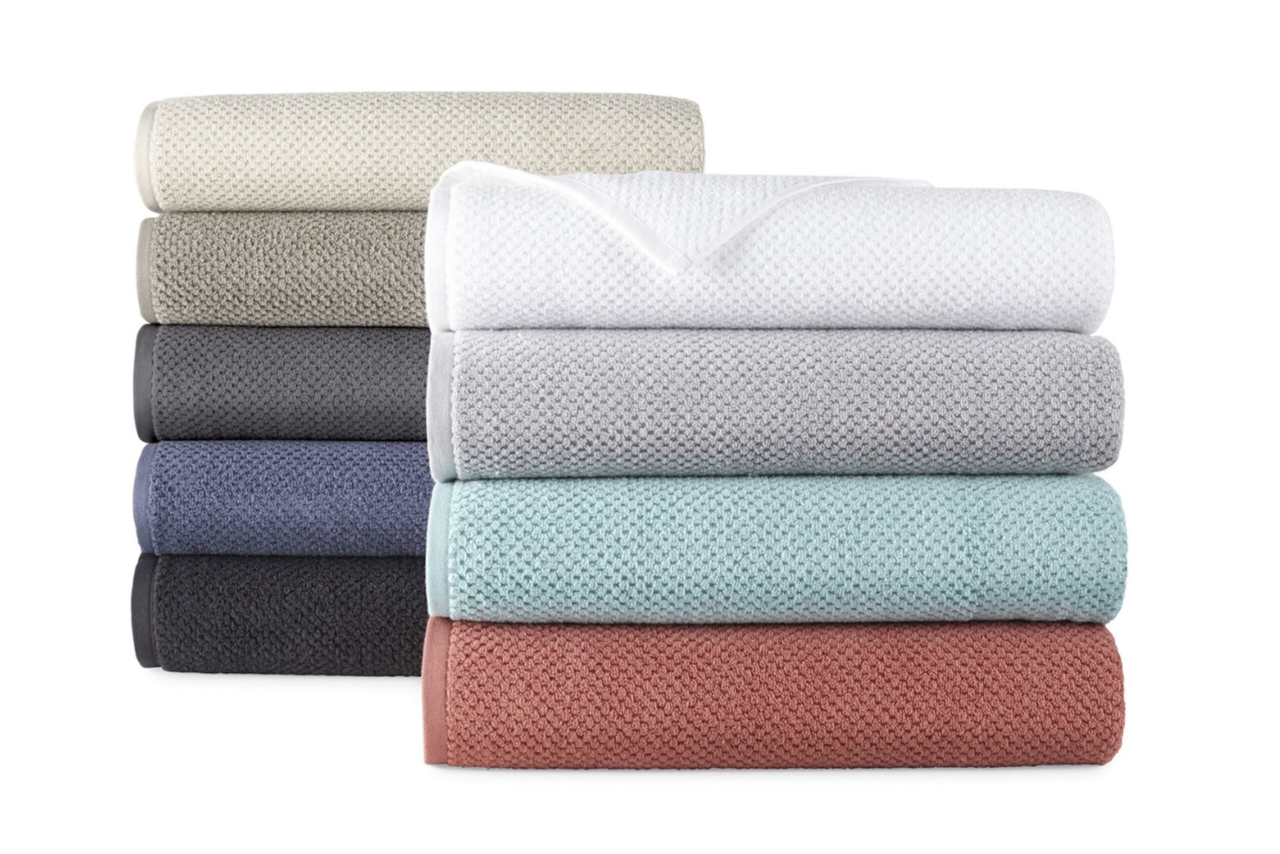 JCPenney Home Quick Dri Solid Textured Bath Towels