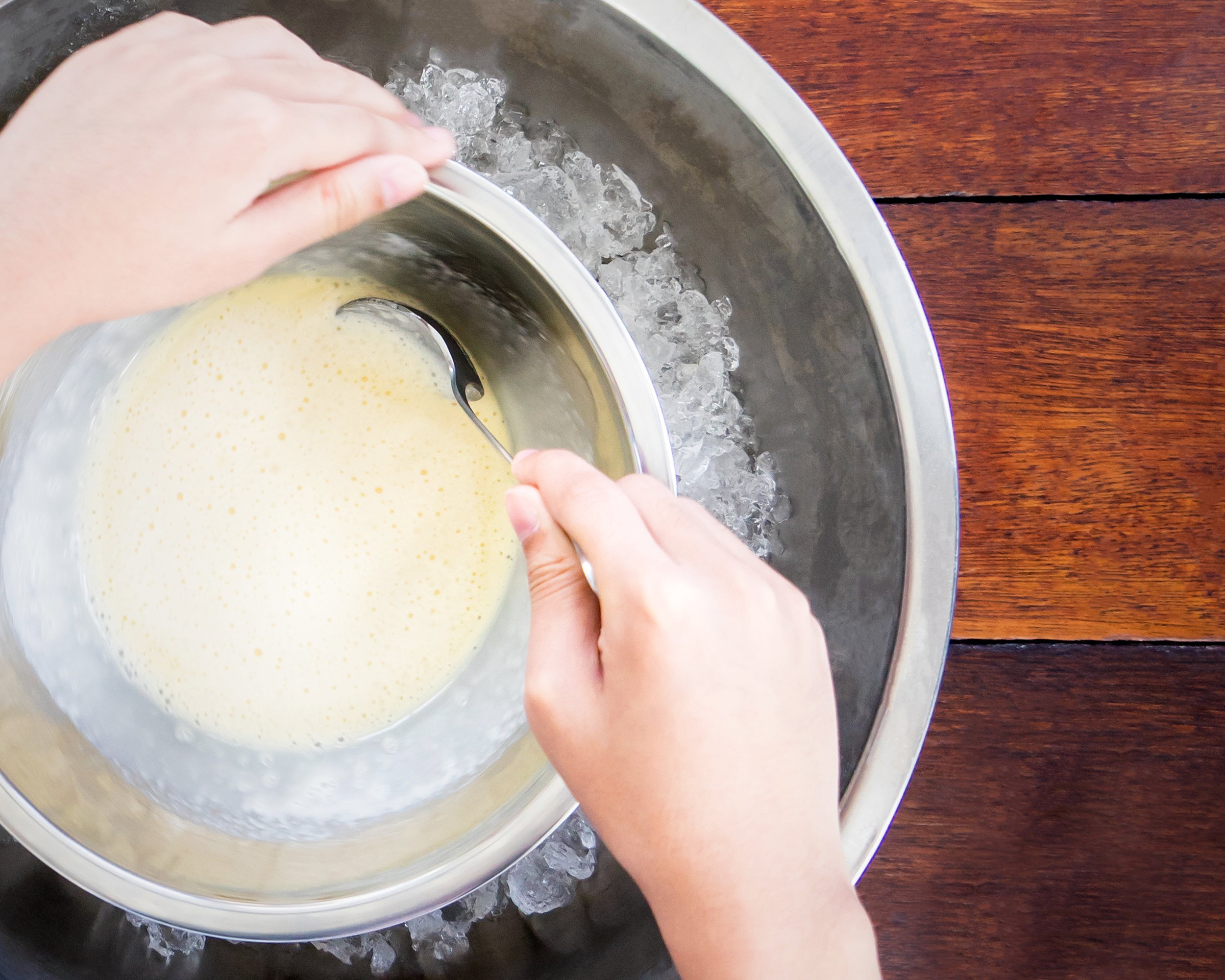 making ice cream
