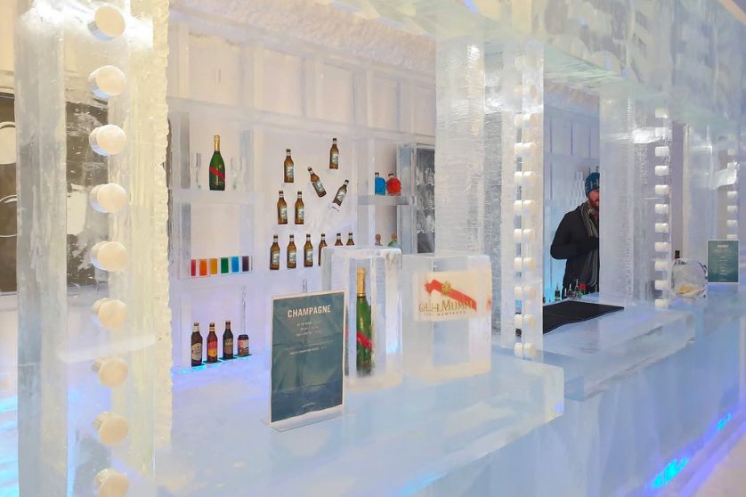 ICEBAR at ICEHOTEL 365, Jukkasjärvi, Sweden