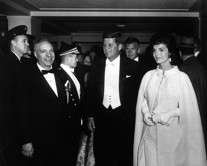 Jackie Kennedy Caped Dress