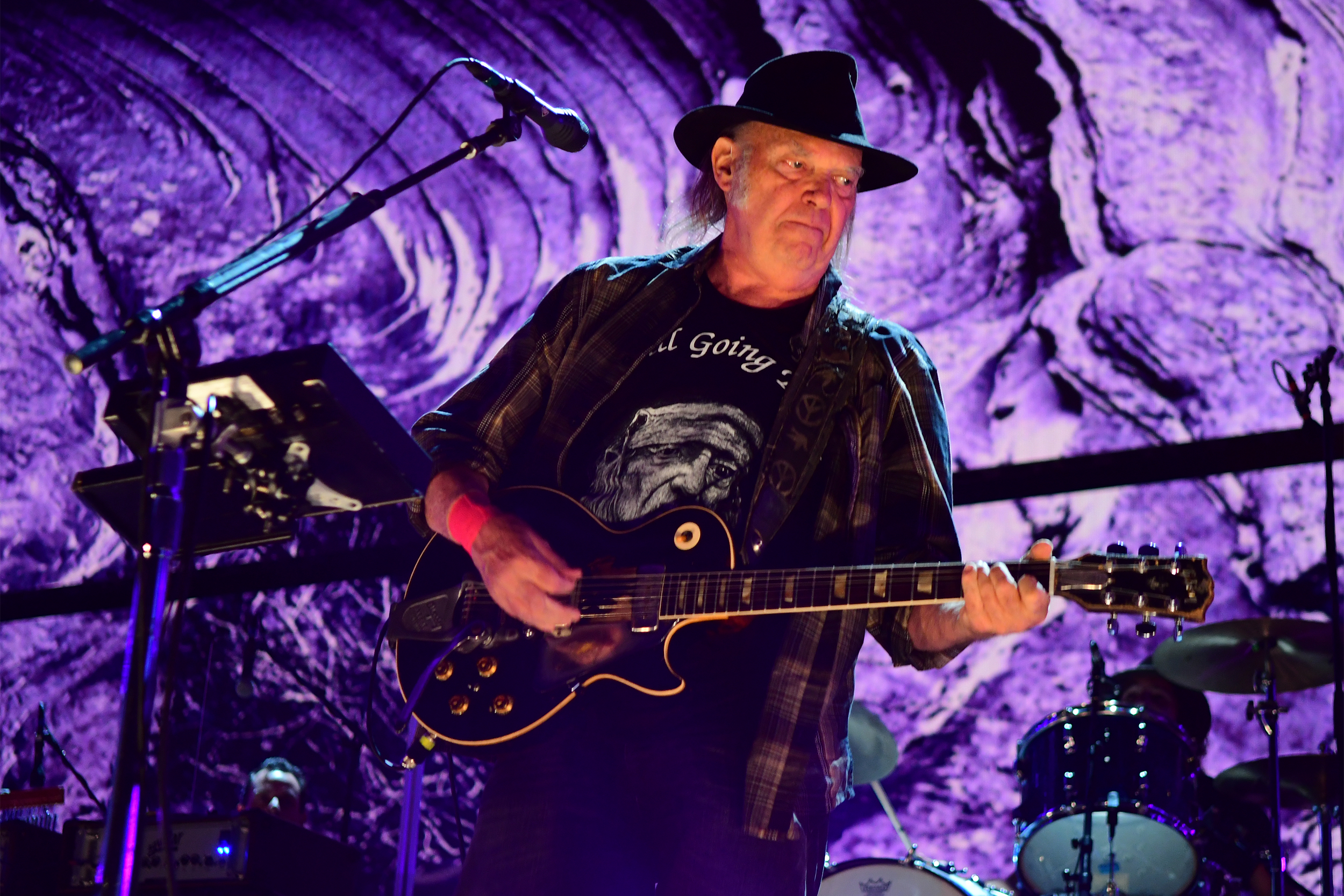 Neil Young performs during 2017 Farm Aid