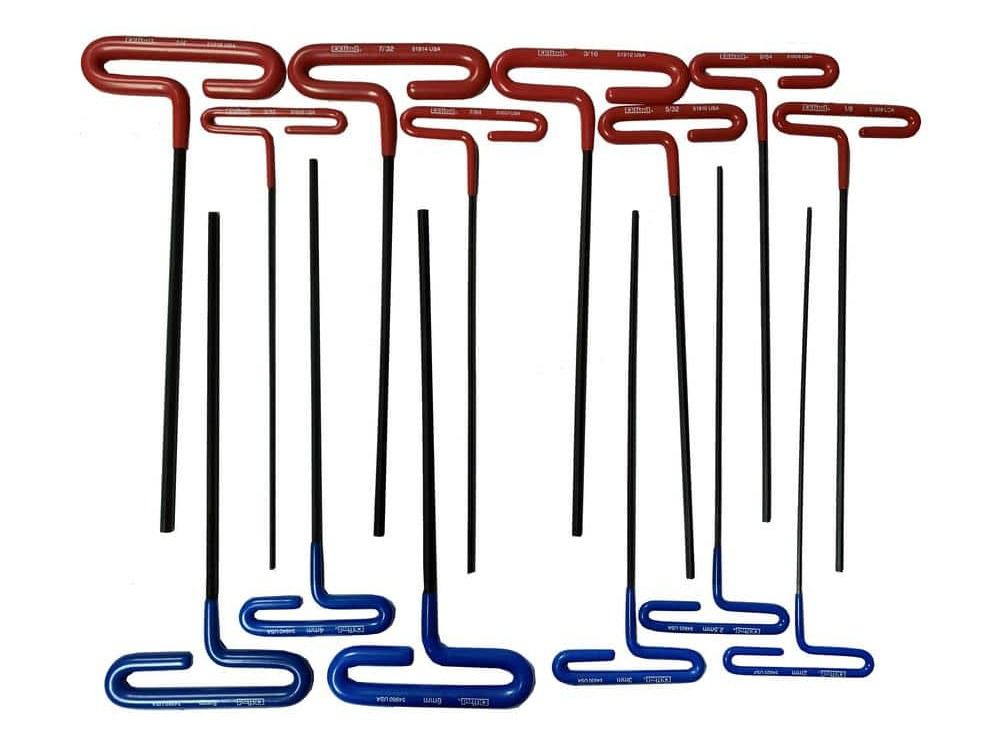 Eklind Cushion Grip Hex T-Key Allen Wrench Set